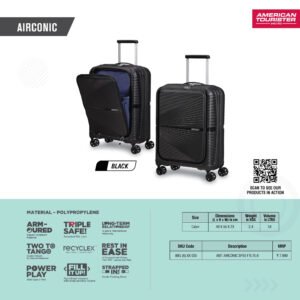 American Tourister Airconic Mobile Office Laptop Overnighter Travel Bag