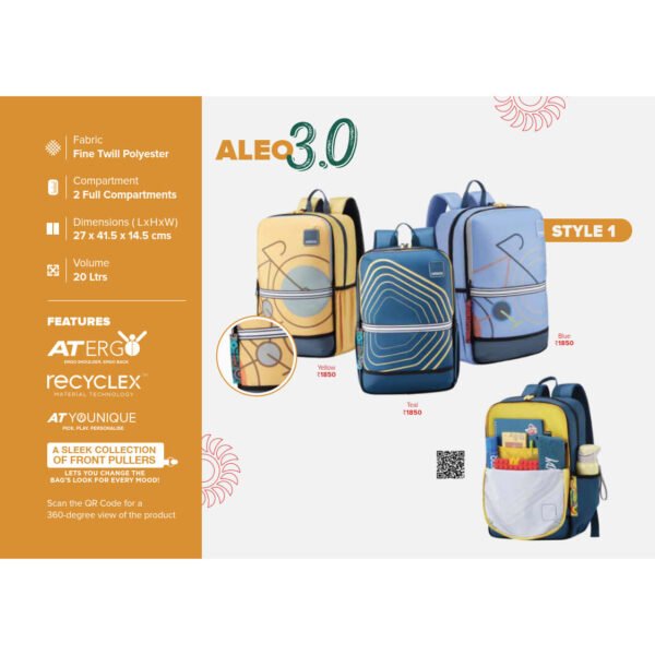 American Tourister Aleo School College Backpack Bag