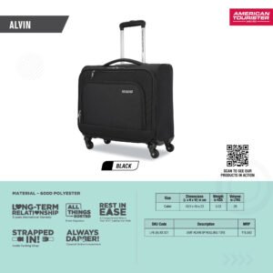 American Tourister Alvin Overnighter Laptop Rolling Tote Bag