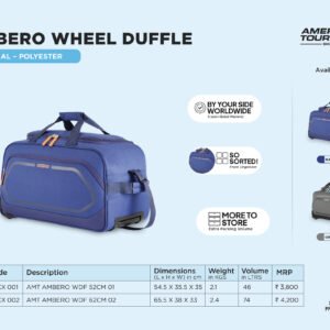 American Tourister Ambero Duffle Trolley Bag