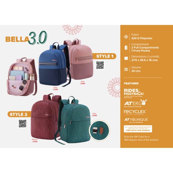 American Tourister Bella School College Backpack Bag