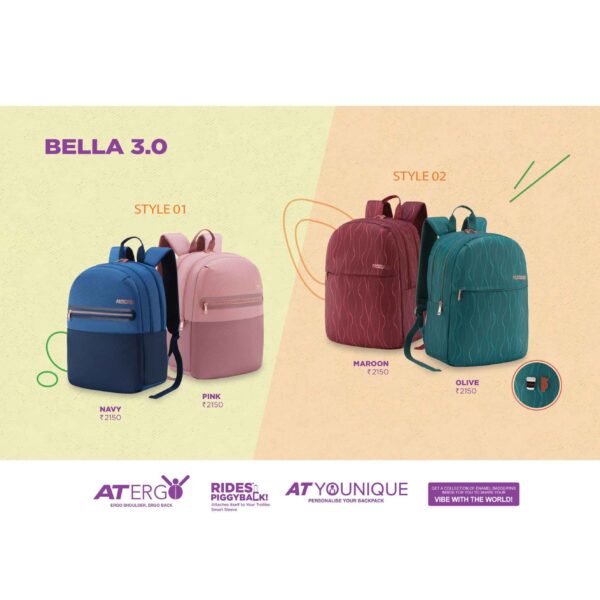 American Tourister Bella School College Backpack Bag