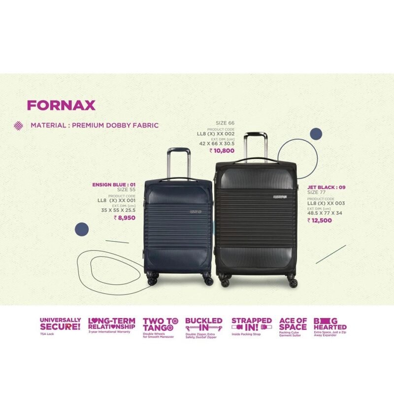 American Tourister Fornax Soft Luggage Bag Sunrise Trading Co.