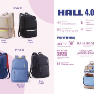 American Tourister Hall 4.0 Style 01 Black Laptop Backpack
