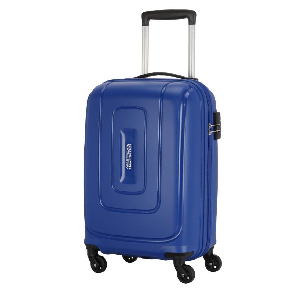 Tourister Spinner 55cm Blue Hard Bag FP8 (0) 71 001 - Sunrise Trading Co.