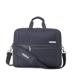 American Tourister Luxe Biz Black Briefcase