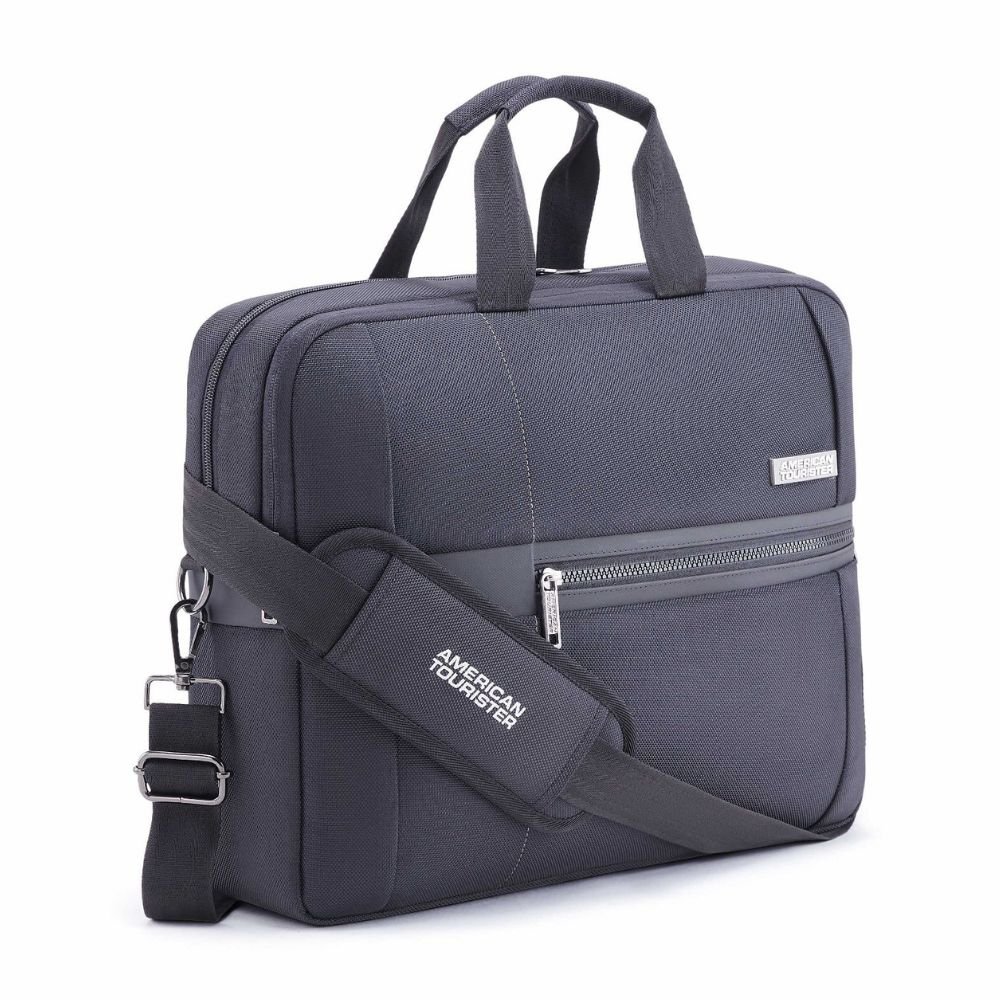 American Tourister Luxe Biz Black Briefcase