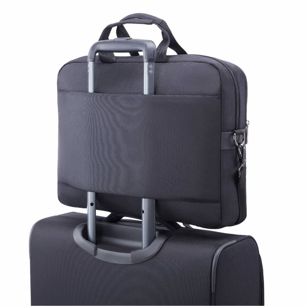 American Tourister Luxe Biz Black Briefcase