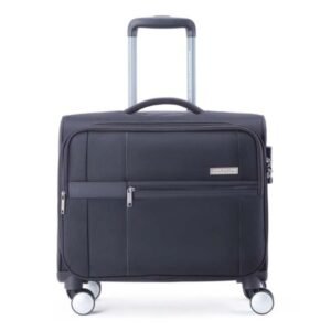 American Tourister Luxe Biz Black Laptop Rolling Tote Bag