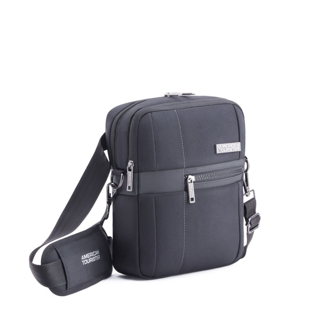 American Tourister Luxe Biz Black Shoulder Bag
