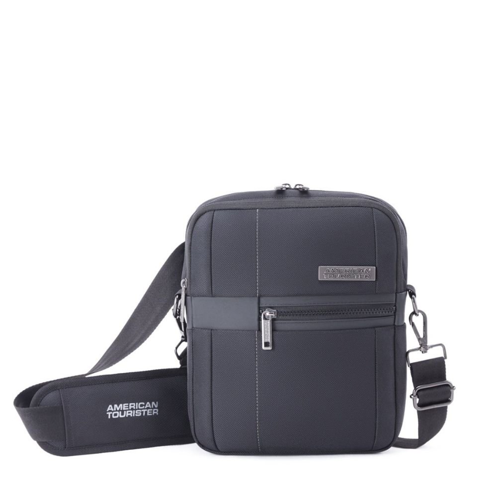 American Tourister Luxe Biz Black Shoulder Bag