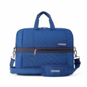 American Tourister Luxe Biz Blue Briefcase