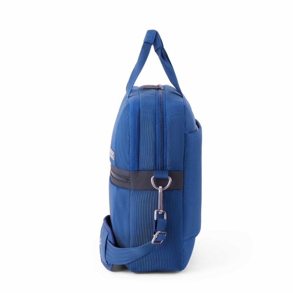 American Tourister Luxe Biz Blue Briefcase