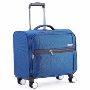 American Tourister Luxe Biz Blue Laptop Rolling Tote Bag