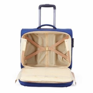 American Tourister Luxe Biz Blue Laptop Rolling Tote Bag