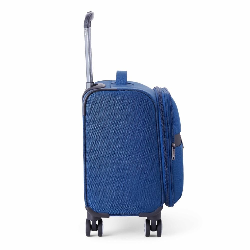 American Tourister Luxe Biz Blue Laptop Rolling Tote Bag