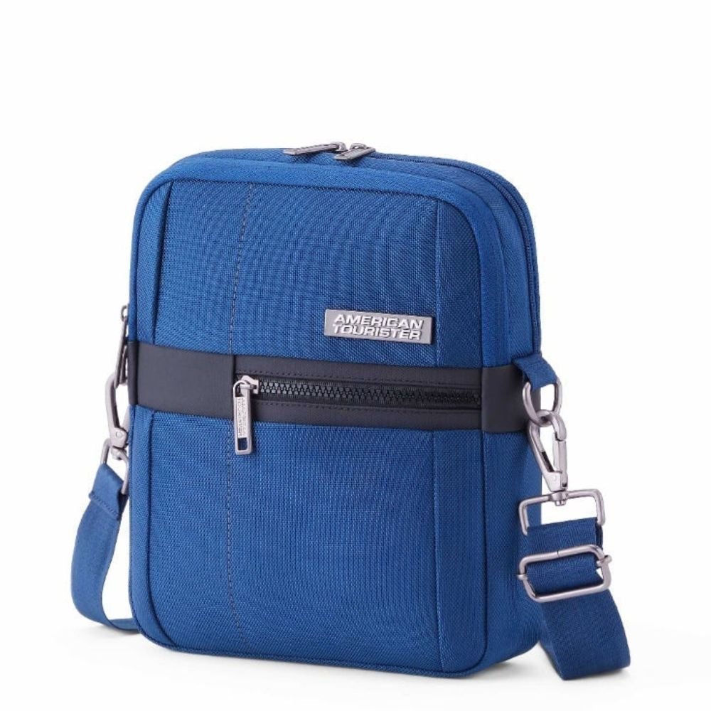 American Tourister Luxe Biz Blue Shoulder Bag