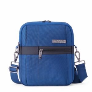 American Tourister Luxe Biz Blue Shoulder Bag
