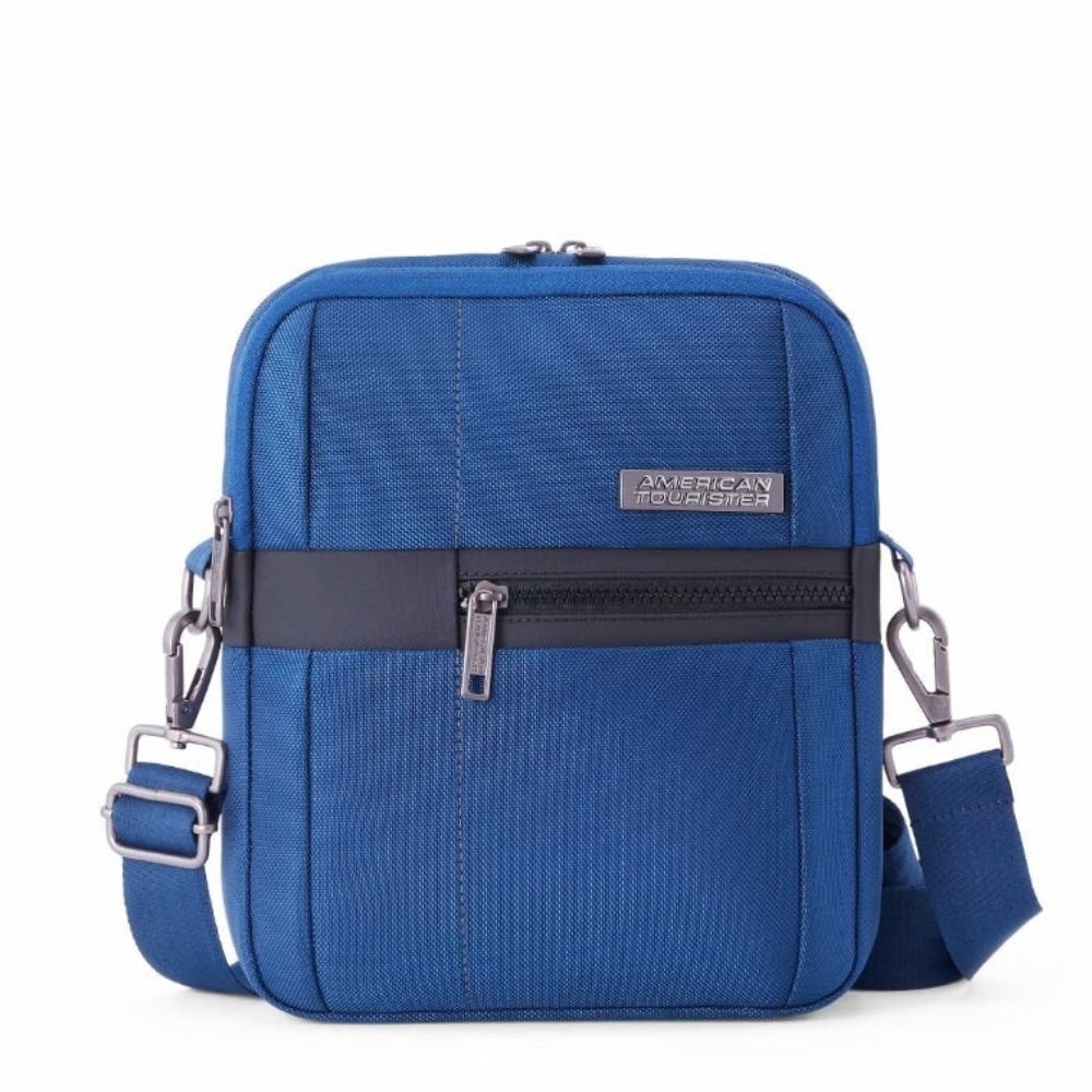 American Tourister Luxe Biz Blue Shoulder Bag
