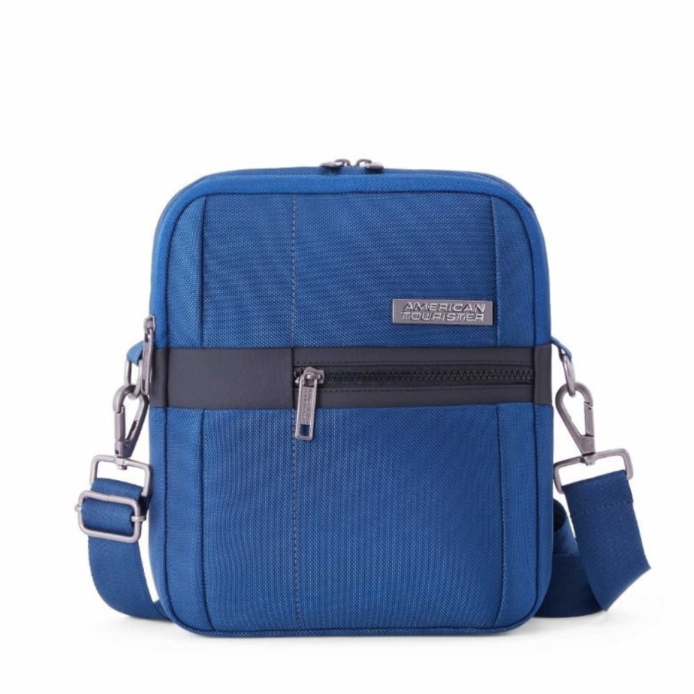 American Tourister Luxe Biz Blue Shoulder Bag