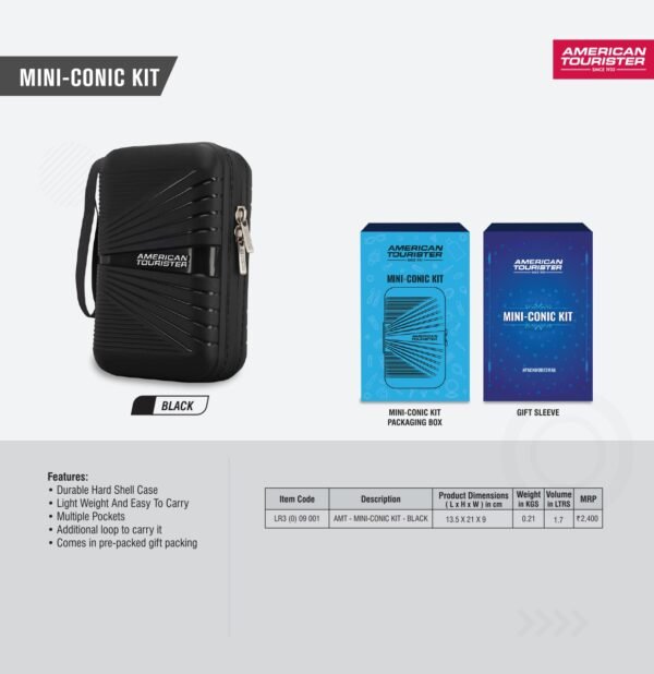 American Tourister Multi Purpose Mini Conic Travel Kit