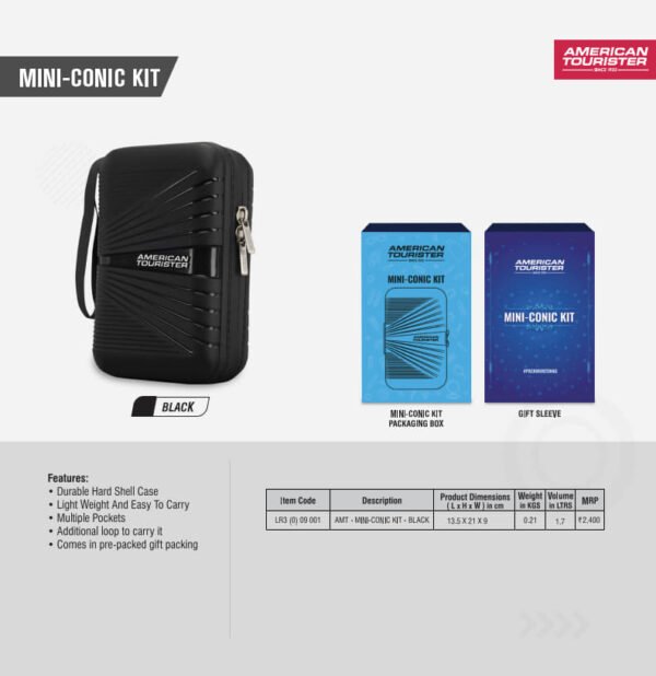 American Tourister Multi Purpose Mini Conic Travel Kit