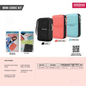 American Tourister Multi Purpose Mini Conic Travel Kit