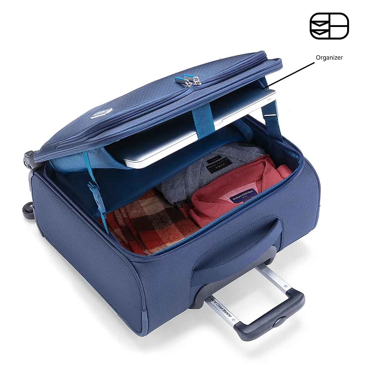 American Tourister Norton Overnighter Laptop Rolling Tote Bag