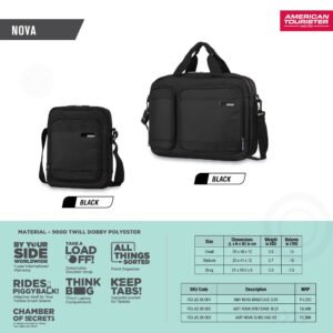 American Tourister Nova Briefcase and Shoulder Sling Bag