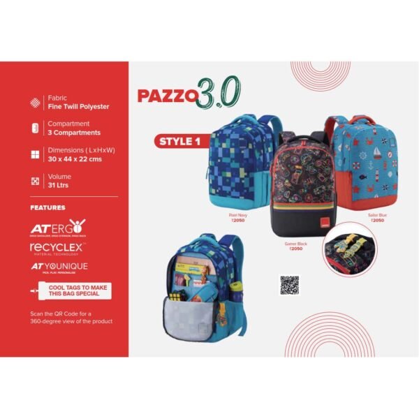 American Tourister Pazzo Kids School Bag