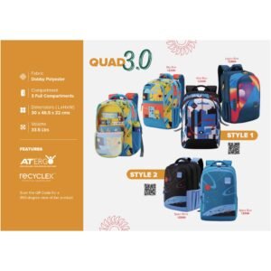 American Tourister Quad School College Backpack Bag