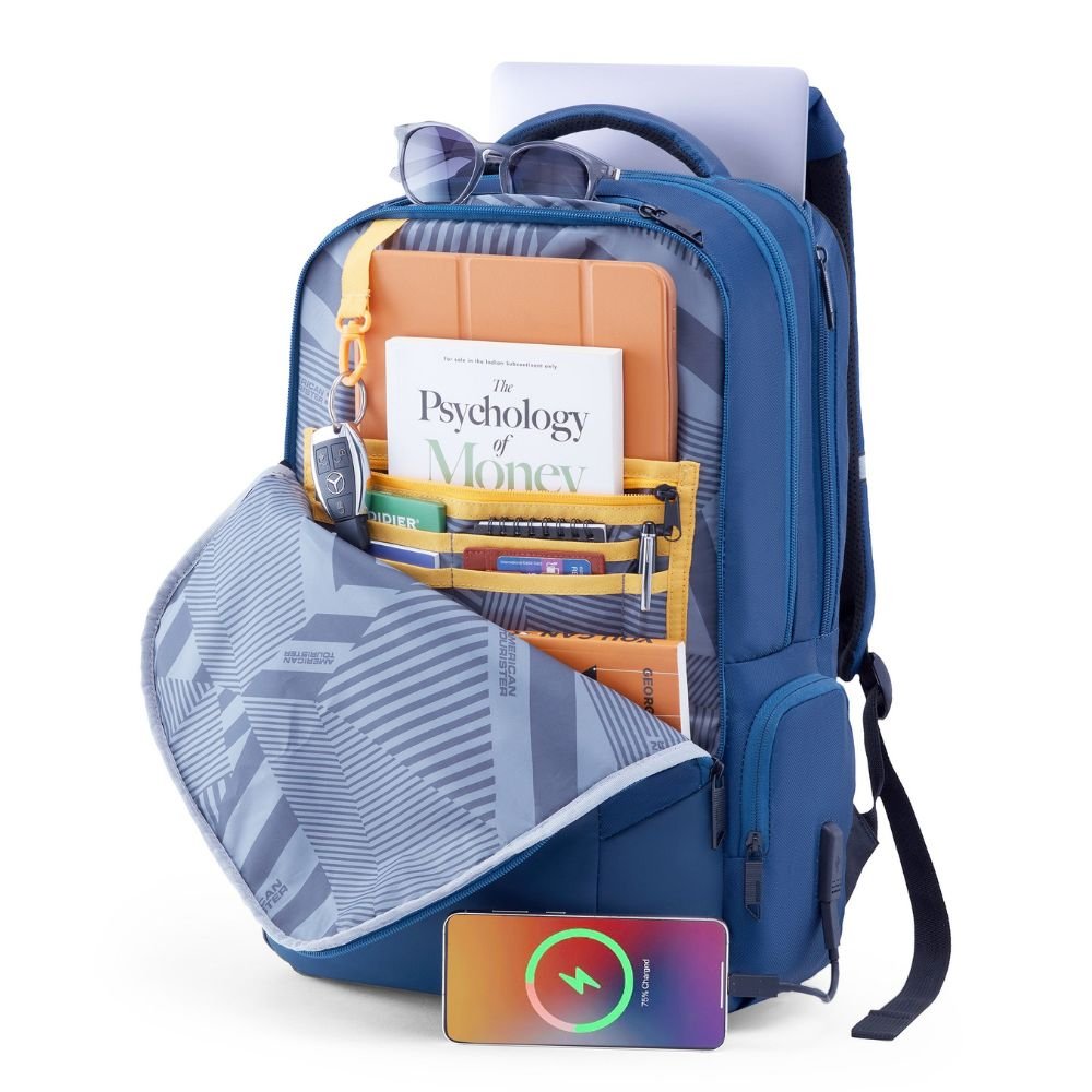 American Tourister Segno 4.0 Style 01 Navy Laptop Backpack