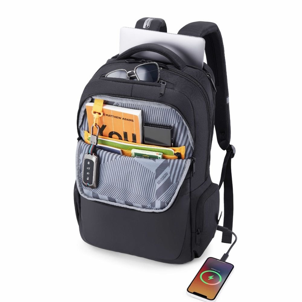 American Tourister Segno 4.0 Style 05 Black Laptop Backpack