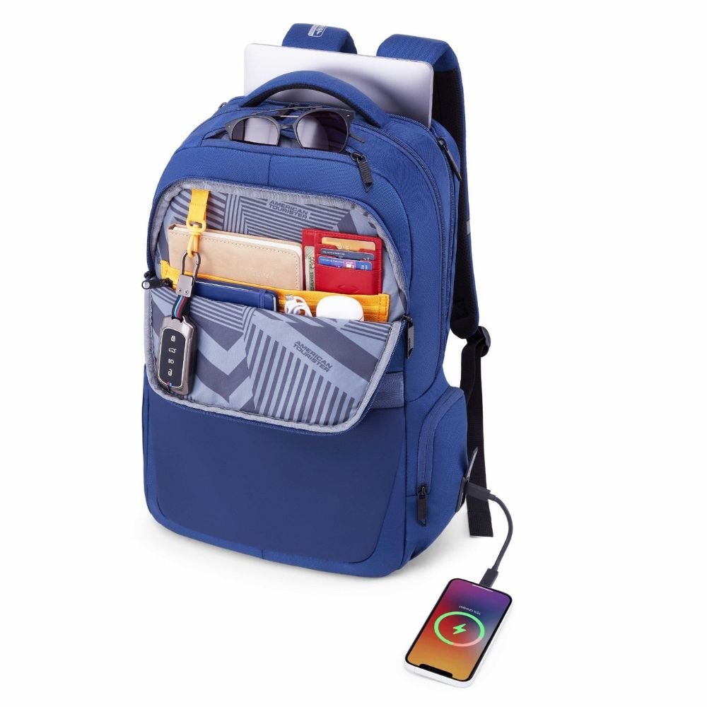 American Tourister Segno 4.0 Style 05 Blue Laptop Backpack