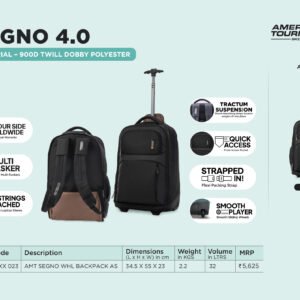 American Tourister Segno 4.0 Wheeled Laptop Backpack