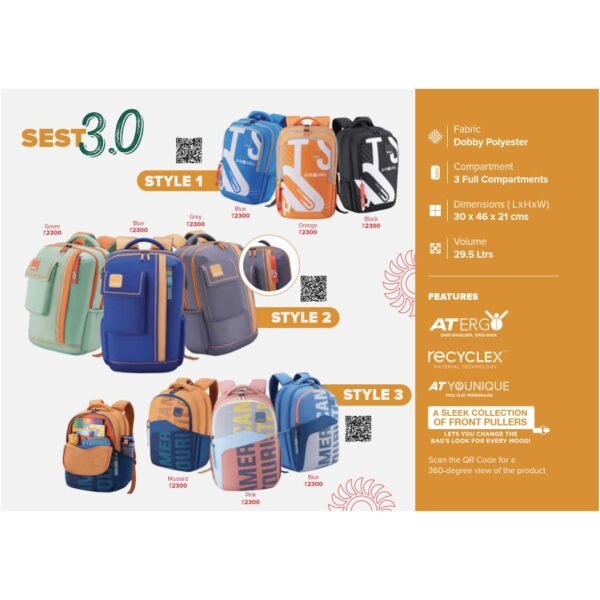 American Tourister Sest School College Backpack Bag