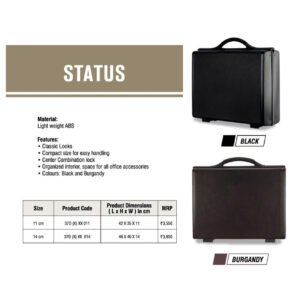 American Tourister Status Hard Briefcase