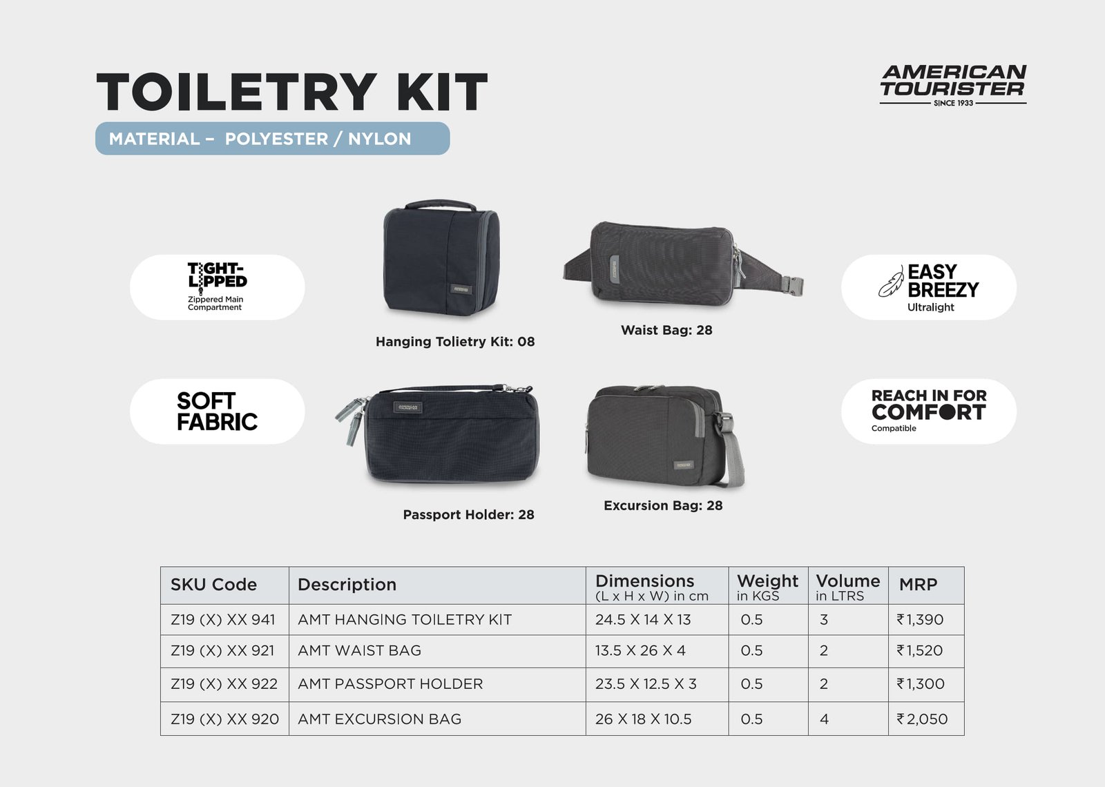 American Tourister Toiletry Kit