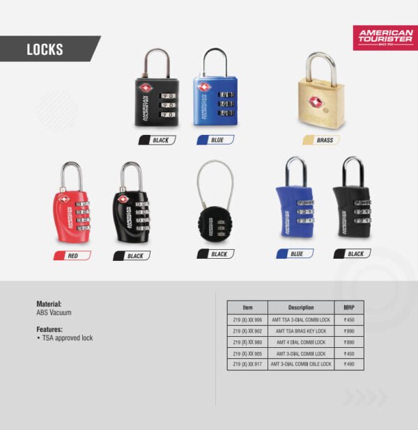 American Tourister Travel Lock