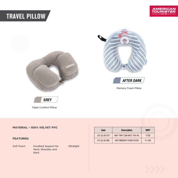 American Tourister Travel Pillow
