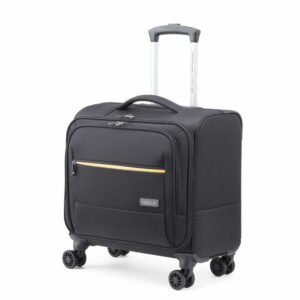 American Tourister Trend Biz Black Laptop Rolling Tote Bag