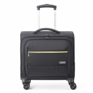 American Tourister Trend Biz Black Laptop Rolling Tote Bag