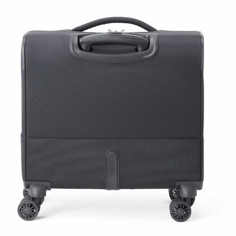 American Tourister Trend Biz Black Laptop Rolling Tote Bag