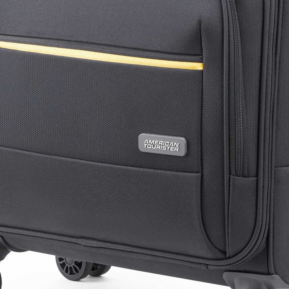 American Tourister Trend Biz Black Laptop Rolling Tote Bag