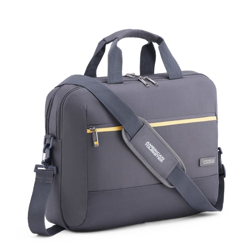 American Tourister Trend Biz Grey Briefcase