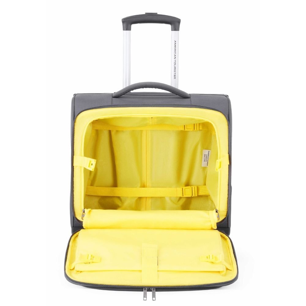 American Tourister Trend Biz Grey Laptop Rolling Tote Bag