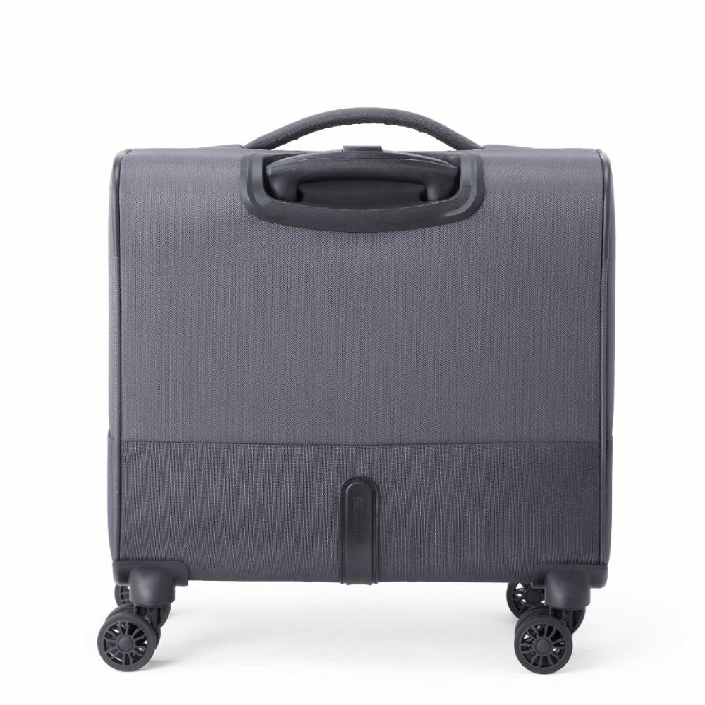 American Tourister Trend Biz Grey Laptop Rolling Tote Bag