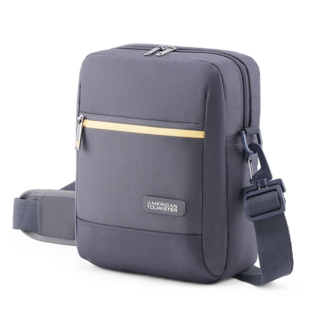American Tourister Trend Biz Grey Shoulder Bag