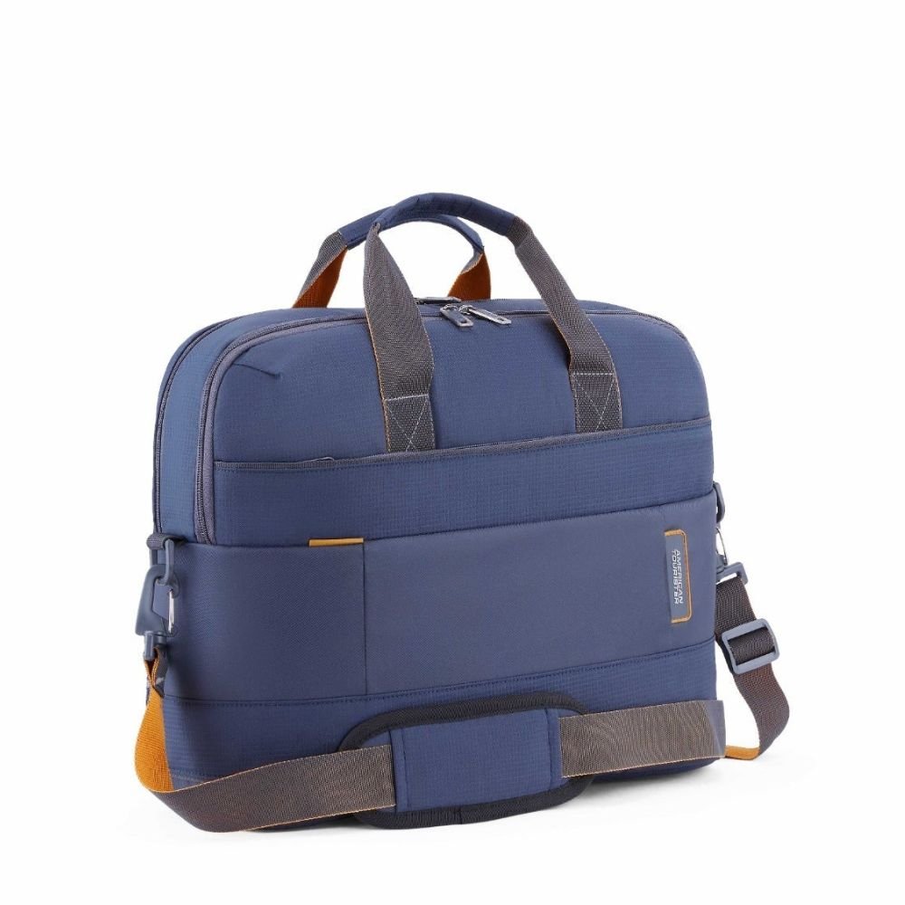 American Tourister Urban Biz Blue Briefcase