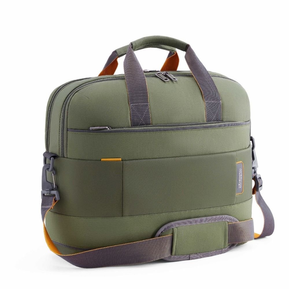 American Tourister Urban Biz Green Briefcase